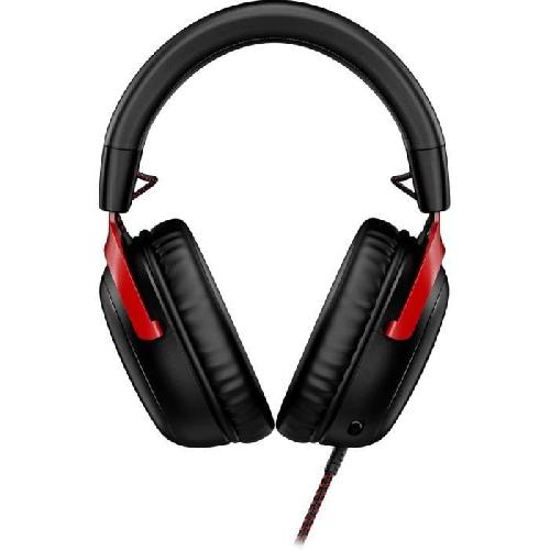 Casque  - Microphone Casque Gamer Filaire - HyperX Cloud III - pour PC & console - Noir/Rouge