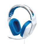 Casque  - Microphone Casque gamer - Filaire - Logitech G - G335  - Léger - Blanc