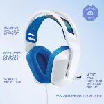 Casque  - Microphone Casque gamer - Filaire - Logitech G - G335  - Léger - Blanc