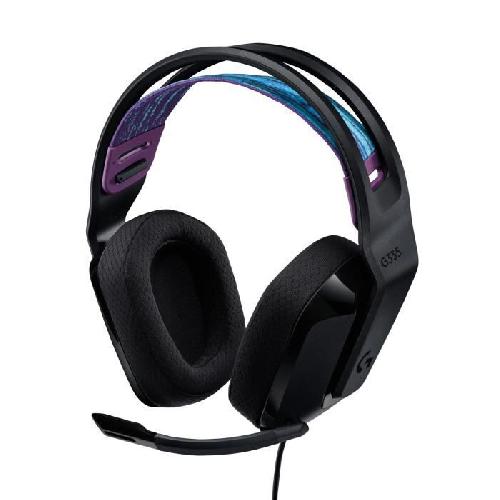 Casque  - Microphone Casque gamer - Filaire - Logitech G - G335  - Léger - Noir