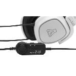 Casque  - Microphone Casque Gamer filaire - THE G-LAB - KORP BARIUM - Blanc