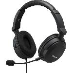 Casque Gamer Filaire - The G-Lab - KORP CARBON - Microphone Détachable - PC/Playstation/Xbox - Noir