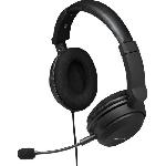 Casque  - Microphone Casque Gamer Filaire - The G-Lab - KORP CARBON - Microphone Détachable - PC/Playstation/Xbox - Noir