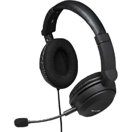 Casque  - Microphone Casque Gamer Filaire - The G-Lab - KORP CARBON - Microphone Détachable - PC/Playstation/Xbox - Noir