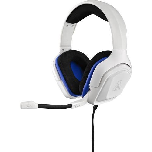 Casque  - Microphone Casque Gamer Filaire - The G-Lab - KORP COBALT - Microphone - PC/PS4/Xbox One - Blanc