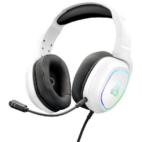 Casque  - Microphone Casque Gamer Filaire - The G-Lab - KORP RADIUM - Microphone - RGB - Blanc