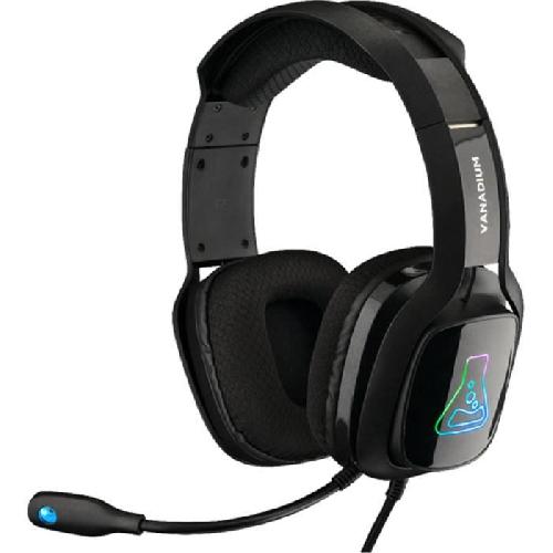 Casque  - Microphone Casque Gamer Filaire - The G-Lab - KORP VANADIUM - Microphone - RGB - PC/PlayStation/Xbox - Noir