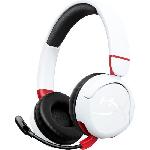 Casque  - Microphone Casque Gamer Sans Fil - HyperX Cloud Mini - pour PC & console - Blanc