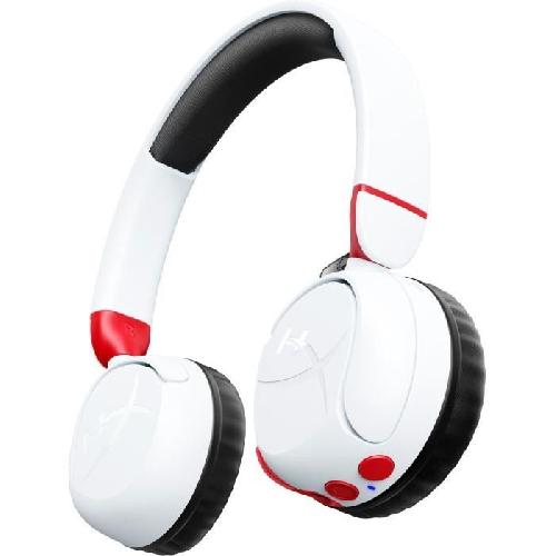 Casque  - Microphone Casque Gamer Sans Fil - HyperX Cloud Mini - pour PC & console - Blanc