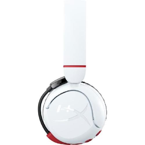 Casque  - Microphone Casque Gamer Sans Fil - HyperX Cloud Mini - pour PC & console - Blanc