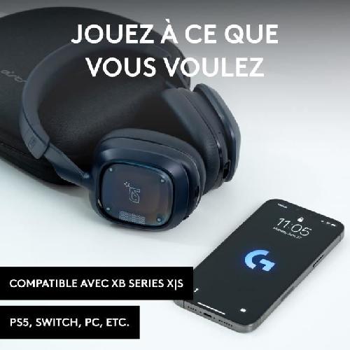 Casque  - Microphone Casque gamer - Sans fil - Logitech - A30 - Xbox. PC. Mobile - Bleu Marine