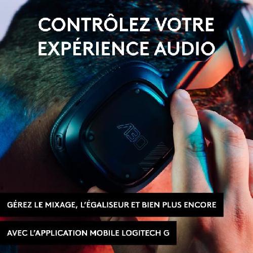 Casque  - Microphone Casque gamer - Sans fil - Logitech G - A30 - PS. PC. Mobile - Bleu Marine