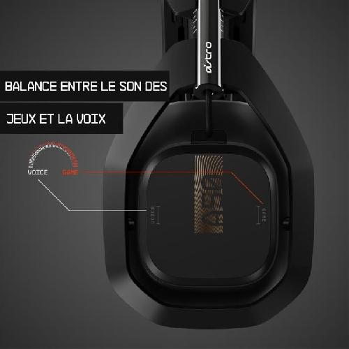 Casque  - Microphone Casque Gamer - Sans fil - Logitech G - A50 - Xbox. PC - Noir