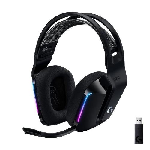 Casque gamer - Sans fil - LOGITECH G - G733 LIGHTSPEED - Noir