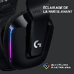 Casque gamer - Sans fil - LOGITECH G - G733 LIGHTSPEED - Noir