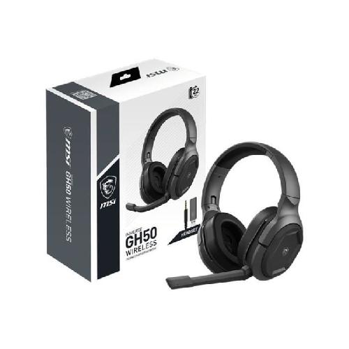 Casque - Ecouteur - Oreillette Casque gamer sans fil - MSI - IMMERSE GH50 WIRELESS