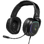 Casque Gamer Sans Fil - The G-Lab - KORP PROMENTHIUM - Microphone - RGB - PC-PS4-Xbox One - Noir