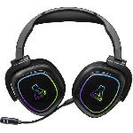 Casque  - Microphone Casque Gamer Sans Fil - The G-Lab - KORP PROMENTHIUM - Microphone - RGB - PC/PS4/Xbox One - Noir