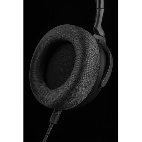 Casque - Ecouteur - Oreillette Casque gaming et streaming filaire ouvert - CORSAIR VIRTUOSO PRO - Graphene - Noir - Serre-tete