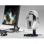 Casque  - Microphone Casque Gaming Filaire CORSAIR HS80 RGB USB Son Surround 7.1 Microphone Omnidirectionnel Blanc