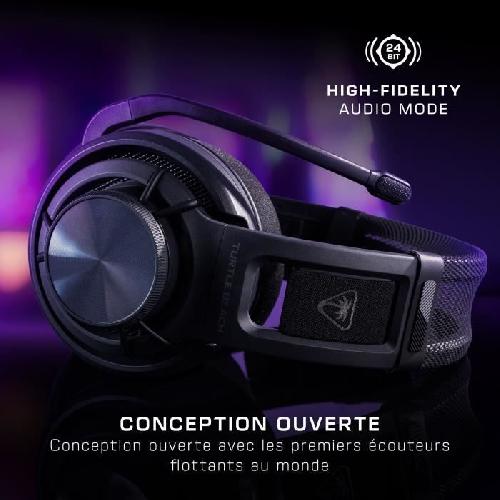 Casque  - Microphone Casque gaming ouvert sans fil - TURTLE BEACH - Atlas? Air - Pour PC - Noir