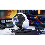Casque  - Microphone Casque Gaming RGB THE G-LAB - Compatible PC. PS4. XboxOne - Blanc