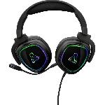 Casque  - Microphone Casque Gaming RGB THE G-LAB - Compatible PC. PS4. XboxOne - Noir
