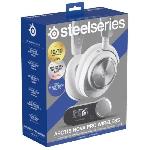 Casque  - Microphone Casque Gaming Sans fil - STEELSERIES - Arctis Nova Pro P - Blanc