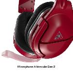 Casque  - Microphone Casque gaming sans fil TURTLE BEACH Stealth 600P Gen2 Max - Midnight Red