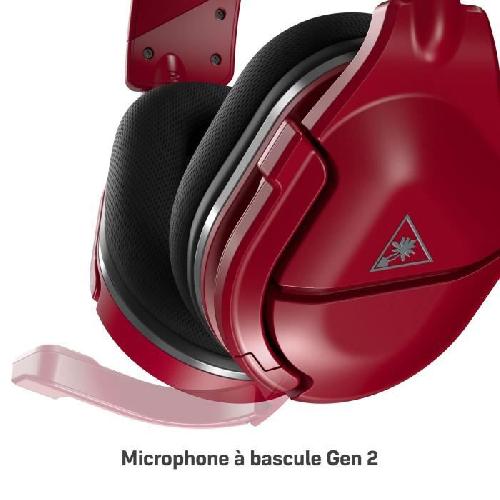 Casque  - Microphone Casque gaming sans fil TURTLE BEACH Stealth 600P Gen2 Max - Midnight Red