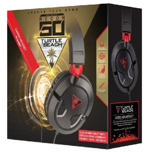 Casque  - Microphone Casque Gaming Turtle Beach Recon 50PC Multiplateforme - TBS-6003-02