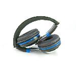Casque - Ecouteur - Oreillette CASQUE LED BLUETOOTH BLEU - INOVALLEY - CAQ32-BTH-C