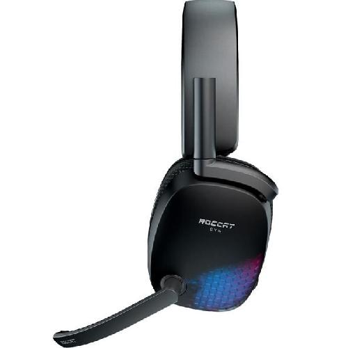 Casque  - Microphone Casque-Micro Gaming Sans Fil ROCCAT SYN Pro Air Noir - Circum-aural Son Surround 3D