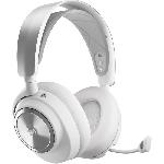 Casque  - Microphone Casque-Micro gaming sans fil - STEELSERIES - Arctis Nova Pro - Blanc