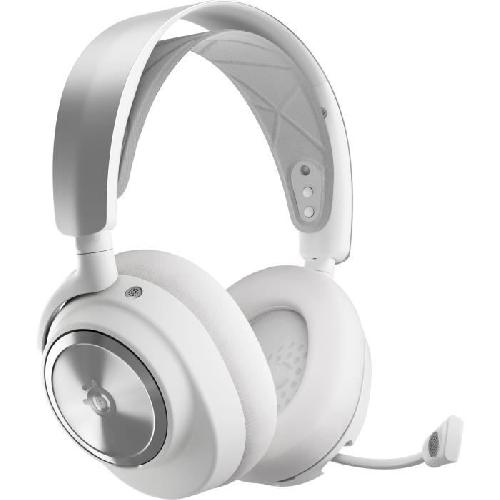 Casque  - Microphone Casque-Micro gaming sans fil - STEELSERIES - Arctis Nova Pro - Blanc