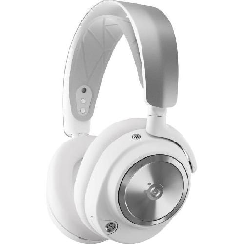 Casque  - Microphone Casque-Micro gaming sans fil - STEELSERIES - Arctis Nova Pro - Blanc