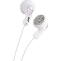 Casque - Microphone - Dictaphone Ecouteurs JVC HA-F14 blancs