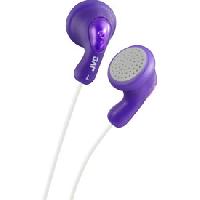 Casque - Microphone - Dictaphone Ecouteurs JVC HA-F14 violets