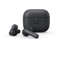 Casque - Microphone - Dictaphone Ecouteurs sans fil Bluetooth - Urban Ears BOO TIP - Charcoal Black - 30h d'autonomie - Noir charbon