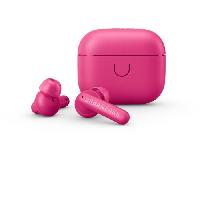 Casque - Microphone - Dictaphone Ecouteurs sans fil Bluetooth - Urban Ears BOO TIP - Cosmic Pink - 30h d'autonomie - Rose