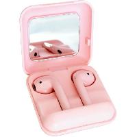 Casque - Microphone - Dictaphone OREILLETTES STEREO BLUETOOTH ROSE - INOVALLEY - CO15-MIRROR-P