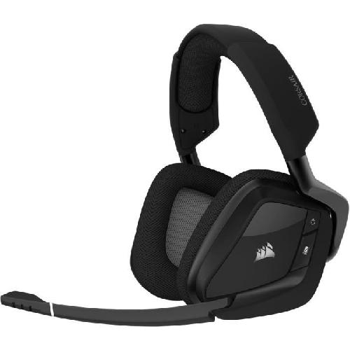 Casque  - Microphone Casque PC Corsair VOID RGB ELITE sans fil avec son surround 7.1