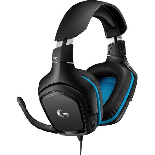 Casque  - Microphone Casque PC Logitech G432 7.1 Surround Sound Wired Gaming Headset - PU