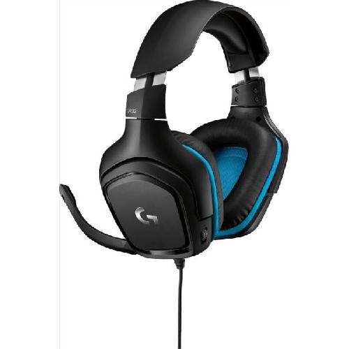 Casque  - Microphone Casque PC Logitech G432 7.1 Surround Sound Wired Gaming Headset - PU