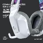 Casque  - Microphone Casque PC Logitech G733 LIGHTSPEED Blanc