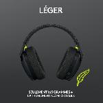 Casque  - Microphone Casque PC Logitech Gaming G435 LIGHTSPEED sans fil. Bluetooth. avec micro - Noir