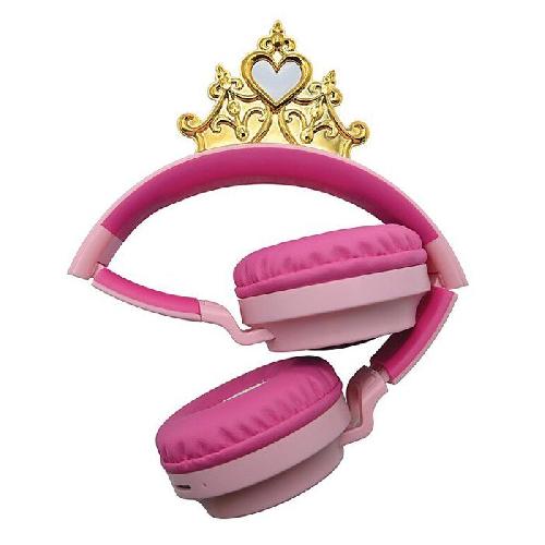 Casque Audio Enfant Casque pour enfant - LEXIBOOK - Disney Princesses - Bluetooth 5.0 - Couronne lumineuse - Design mignon