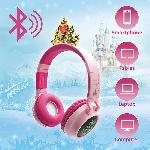 Casque Audio Enfant Casque pour enfant - LEXIBOOK - Disney Princesses - Bluetooth 5.0 - Couronne lumineuse - Design mignon