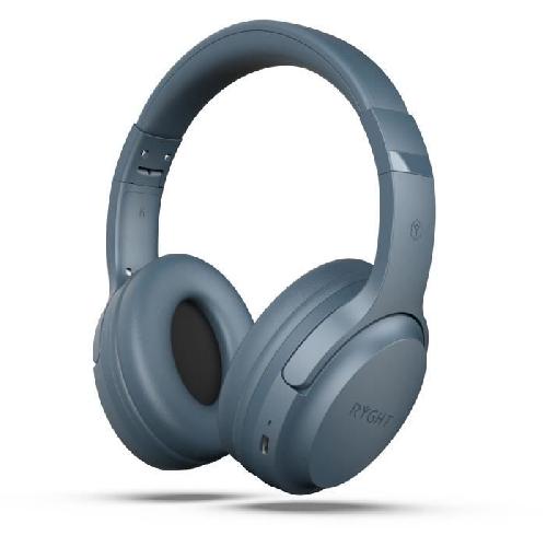Casque - Ecouteur - Oreillette Casque sans fil - RYGHT - TEMPO - Gris Bleu