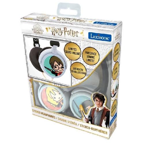 Casque Audio Enfant Casque stéréo filaire pliable pour enfants Harry Potter - LEXIBOOK - Limitation de volume d'écoute